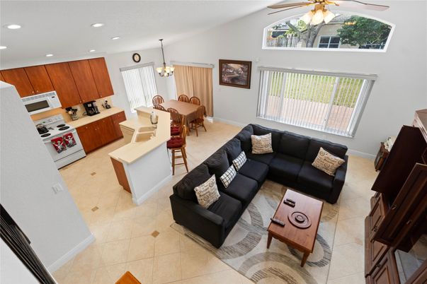 Chandelier, Dining room, Interior, Kitchen, Living room, Recessed Lighting