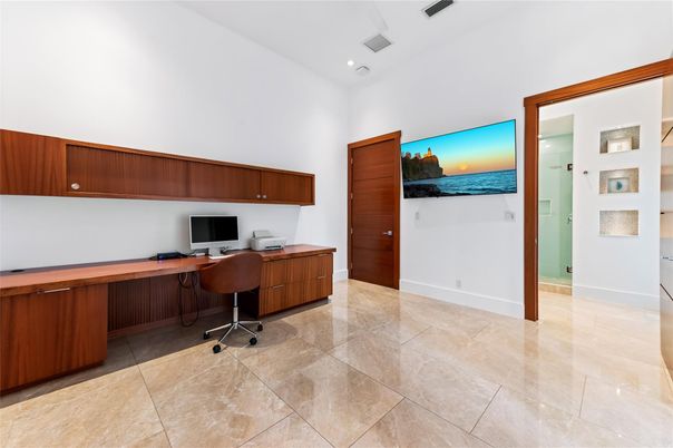 Home Office, Interior, Recessed Lighting