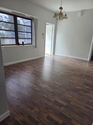 Chandelier, Empty room, Interior, Wood Texture Flooring
