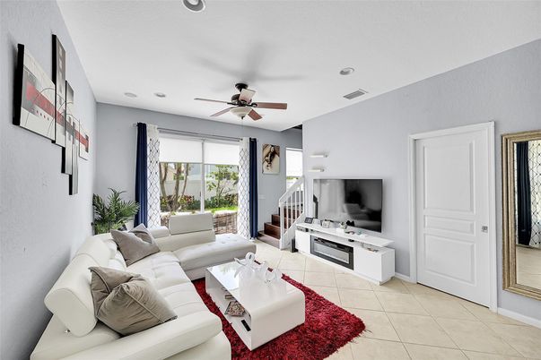 Interior, Living room, Recessed Lighting