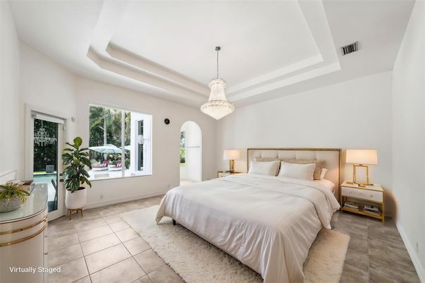 Bedroom, Interior, Pendant Lights