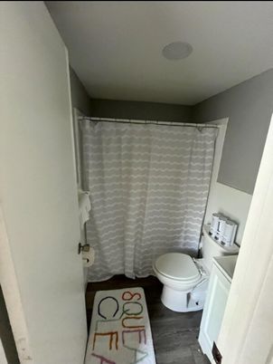 Bathroom, Interior, Wood Texture Flooring