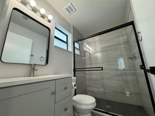Bathroom, Glass Shower, Interior
