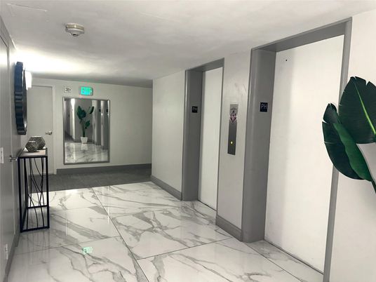 Elevator, Interior, Marble