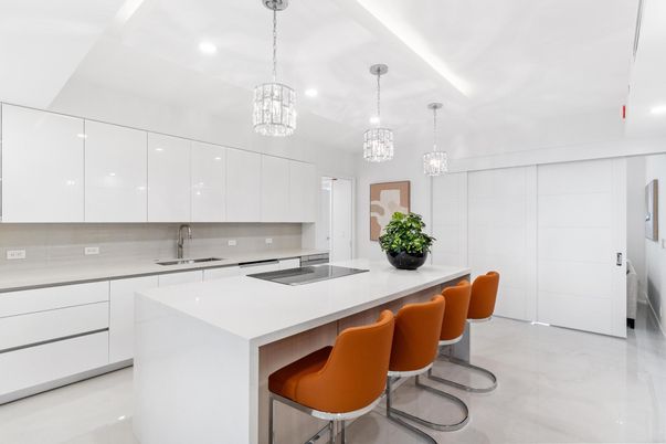 Interior, Kitchen, Pendant Lights, Recessed Lighting
