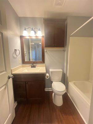 Bathroom, Interior, Wood Texture Flooring