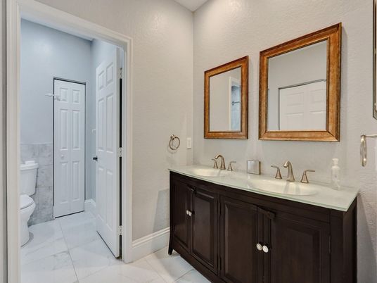 Bathroom, Dual Sink Vanities, Interior, Marble