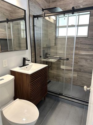 Bathroom, Glass Shower, Interior