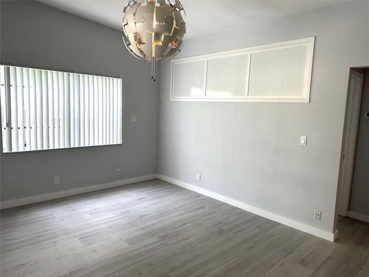 Empty room, Interior, Pendant Lights, Wood Texture Flooring