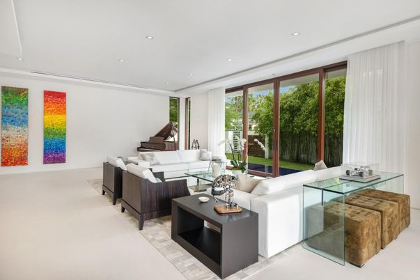 Interior, Living room, Piano, Recessed Lighting
