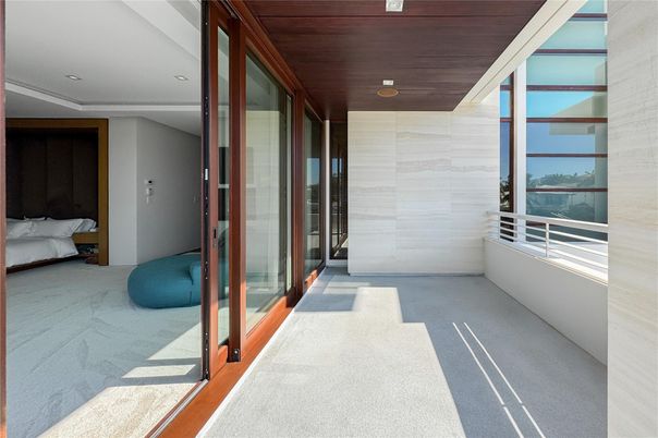 Bedroom, Interior, Recessed Lighting, Wooden Ceilings