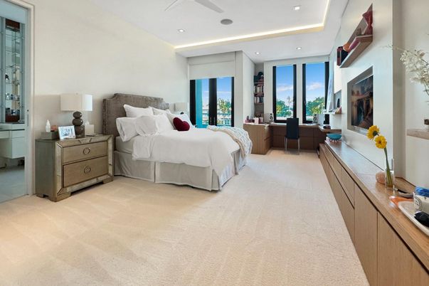 Bedroom, Interior, Recessed Lighting