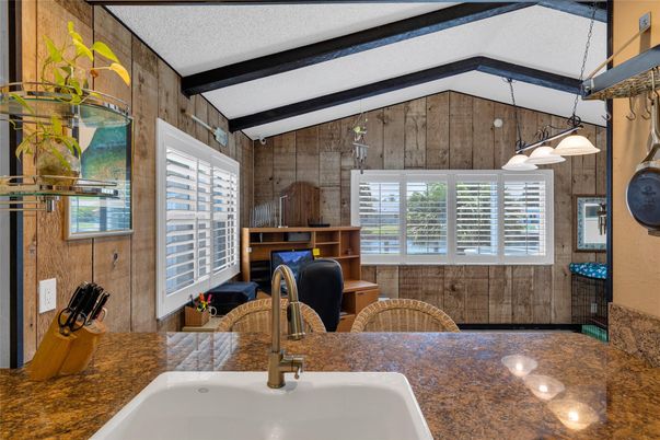 Interior, Pendant Lights, Stone Walls