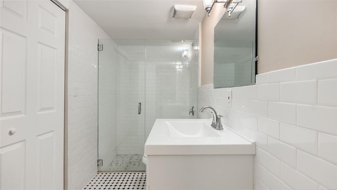 Bathroom, Glass Shower, Interior