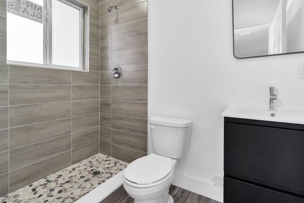 Bathroom, Interior, Wood Texture Flooring