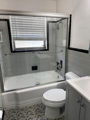 Bathroom, Glass Shower, Interior