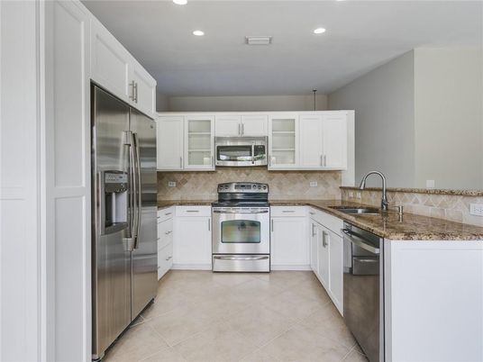 Interior, Kitchen, Recessed Lighting, Stainless Steel Appliances