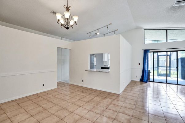 Chandelier, Empty room, Interior