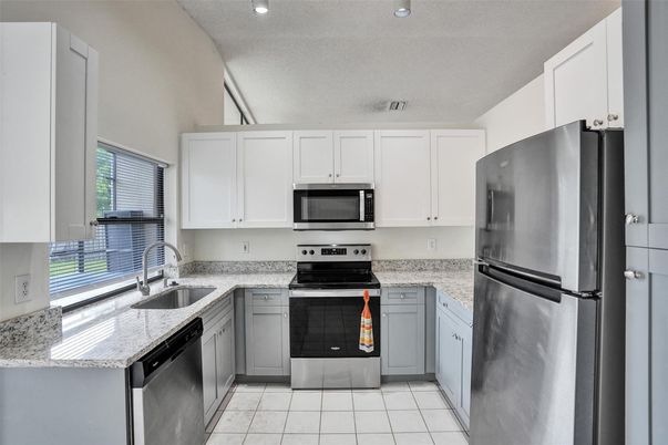 Interior, Kitchen, Recessed Lighting, Stainless Steel Appliances