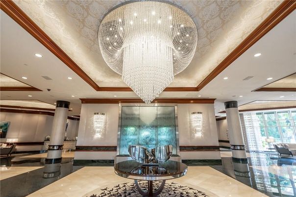 Chandelier, Interior, Recessed Lighting