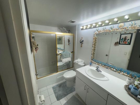 Bathroom, Glass Shower, Interior