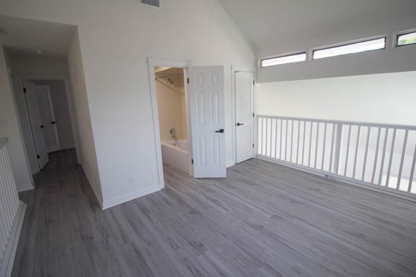Bathroom, Empty room, Interior, Wood Texture Flooring