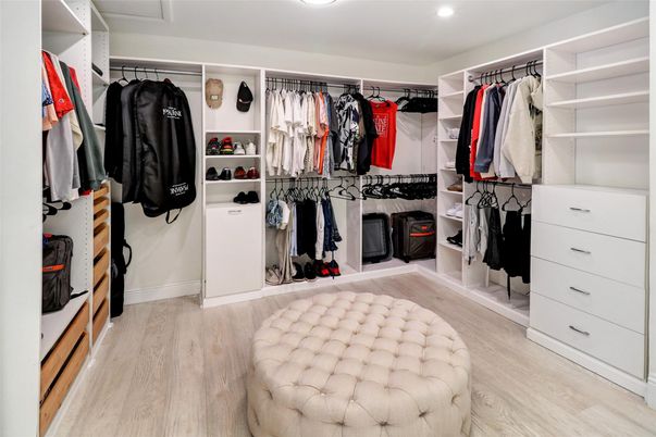 Interior, Recessed Lighting, Walk-in Closets, Wood Texture Flooring