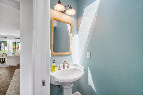 Bathroom, Interior, Wood Texture Flooring