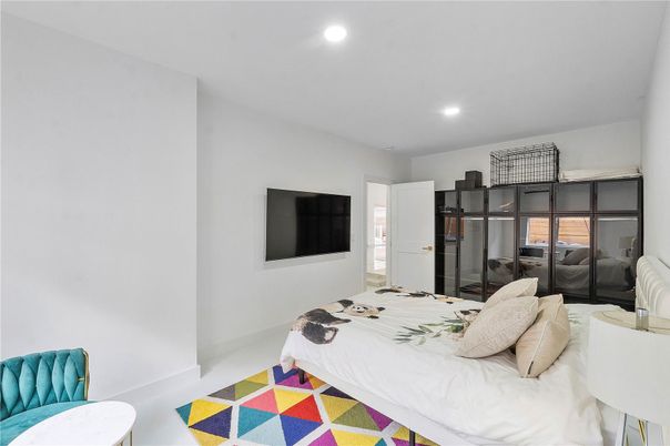 Bedroom, Interior, Recessed Lighting