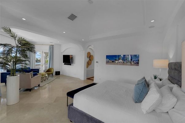 Bedroom, Interior, Recessed Lighting