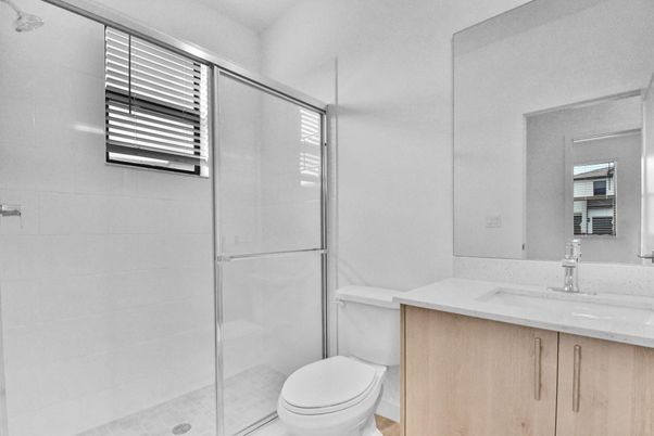 Bathroom, Glass Shower, Interior
