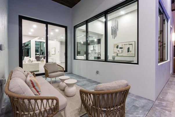 Interior, Living room, Recessed Lighting