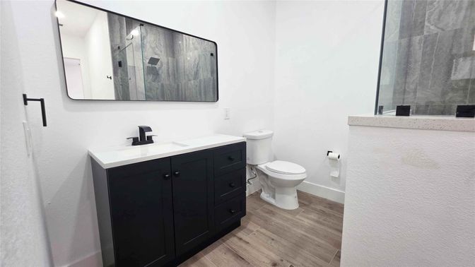 Bathroom, Interior, Wood Texture Flooring