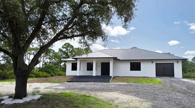 Attached, Backyard, Exterior, Facade, Ranch