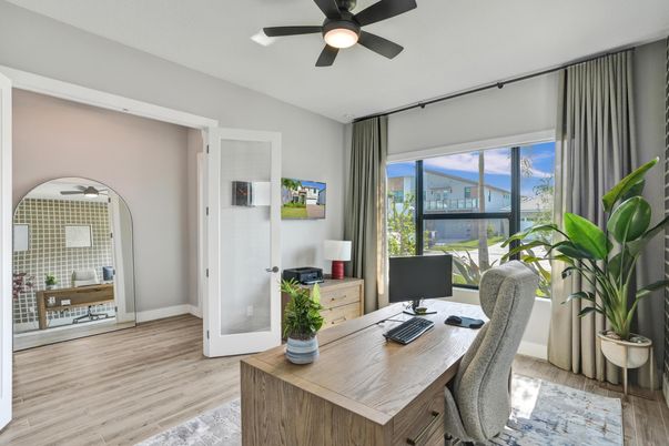 Home Office, Interior, Water, Wood Texture Flooring