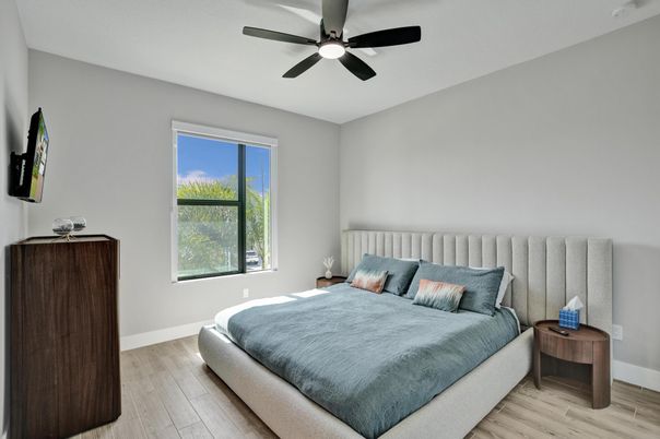 Bedroom, Interior, Wood Texture Flooring