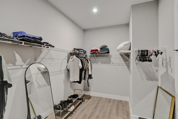 Interior, Recessed Lighting, Walk-in Closets, Wood Texture Flooring