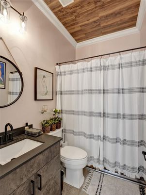 Bathroom, Interior, Wooden Ceilings