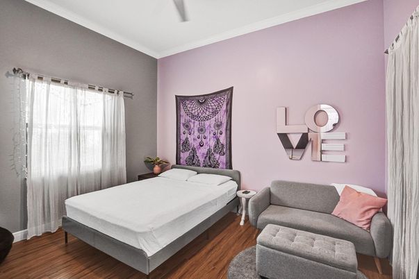 Bedroom, Interior, Wood Texture Flooring