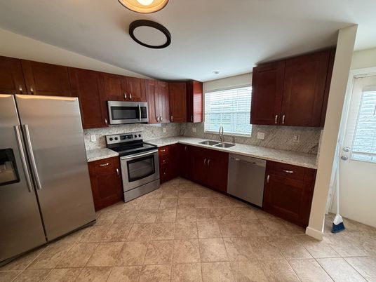 Interior, Kitchen, Recessed Lighting, Stainless Steel Appliances