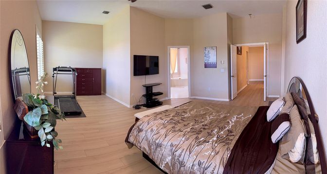 Bedroom, Interior, Wood Texture Flooring