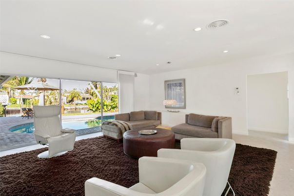 Interior, Living room, Recessed Lighting