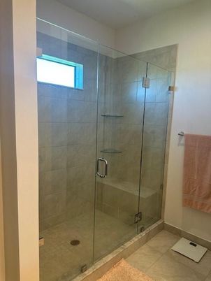Bathroom, Glass Shower, Interior