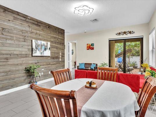 Dining room, Interior, Wood Texture Flooring, Wooden Walls