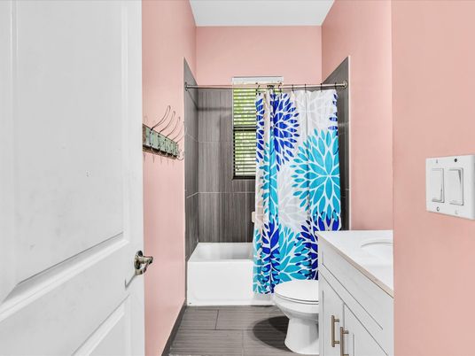 Bathroom, Interior, Wood Texture Flooring