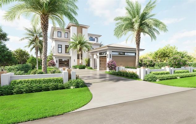 Attached, Backyard, Exterior, Facade, Mediterranean