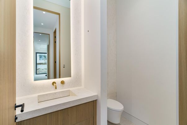 Bathroom, Interior, Recessed Lighting