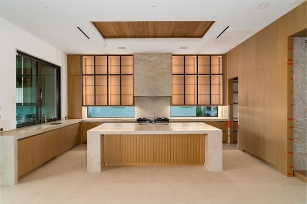 Interior, Kitchen, Recessed Lighting, Wooden Ceilings