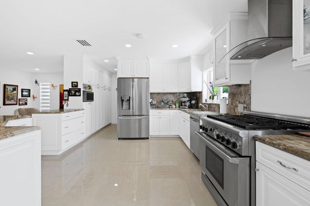 Interior, Kitchen, Recessed Lighting, Stainless Steel Appliances