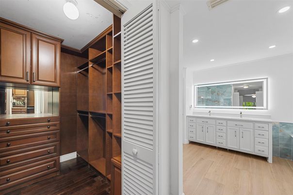 Interior, Recessed Lighting, Walk-in Closets, Wood Texture Flooring